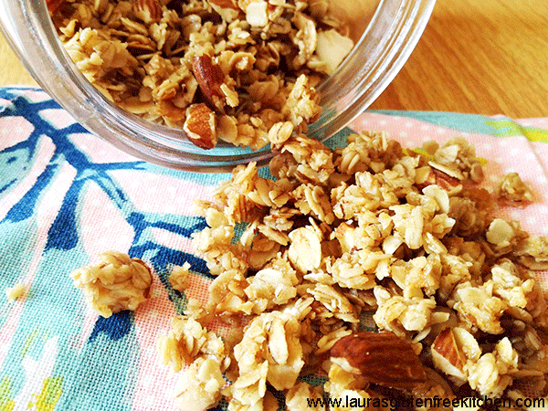 Honey almond granola