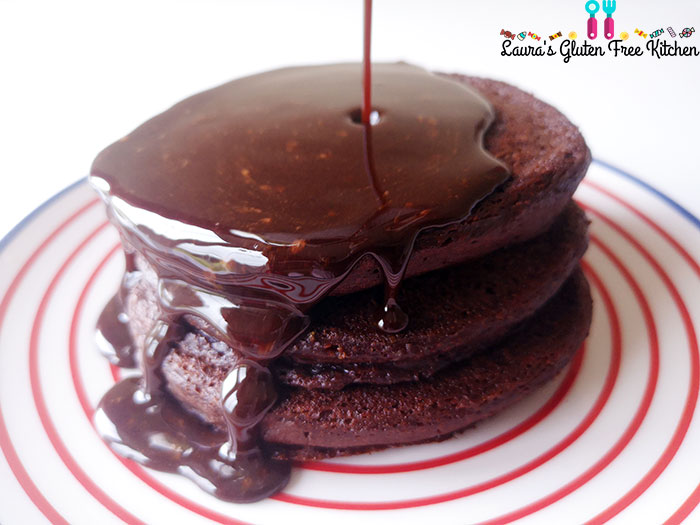 Gluten free Hot Chocolate Pancakes