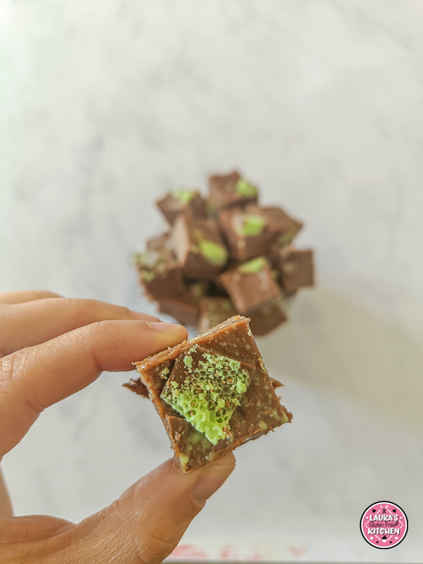 Gluten-Free Mint Aero Fudge