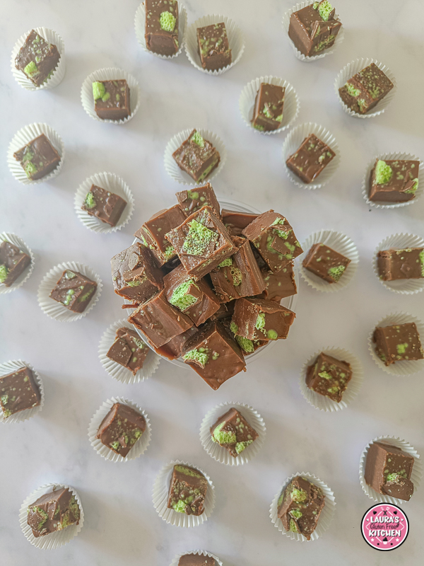 Gluten-Free Mint Aero Fudge