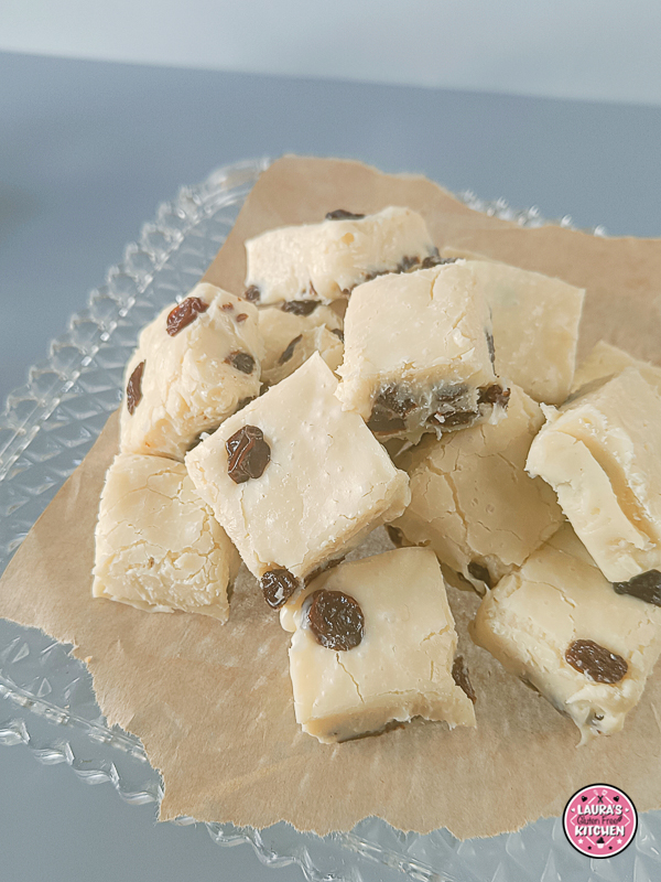 rum and raisin fudge