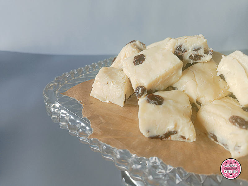 rum and raisin fudge