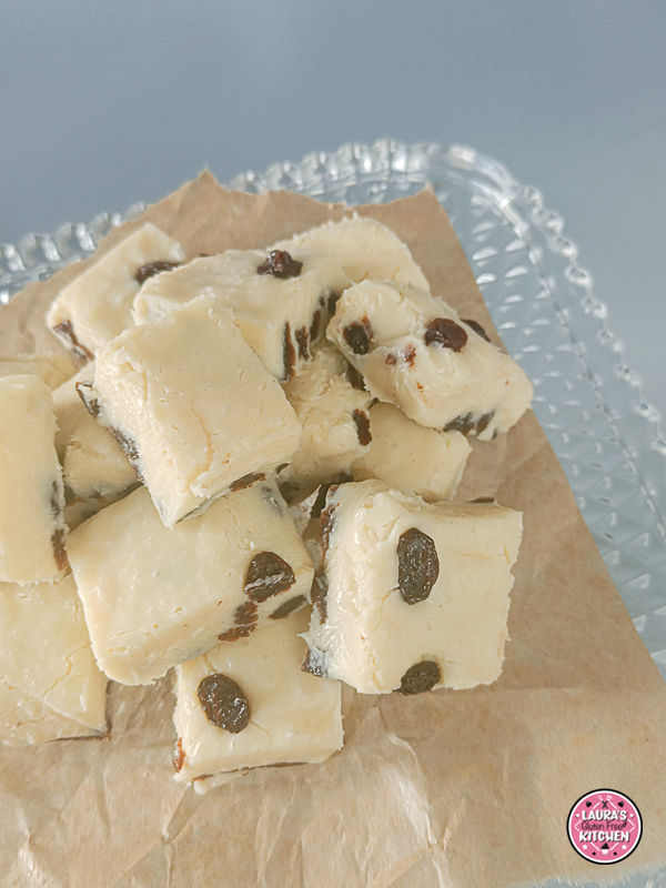 rum and raisin fudge