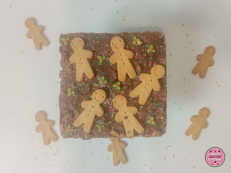 Gingerbread men rocky road