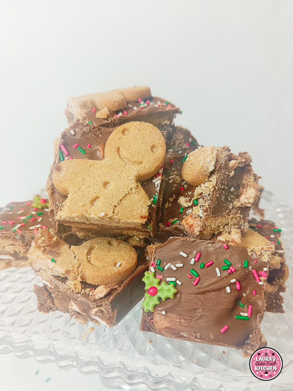 Gingerbread men rocky road