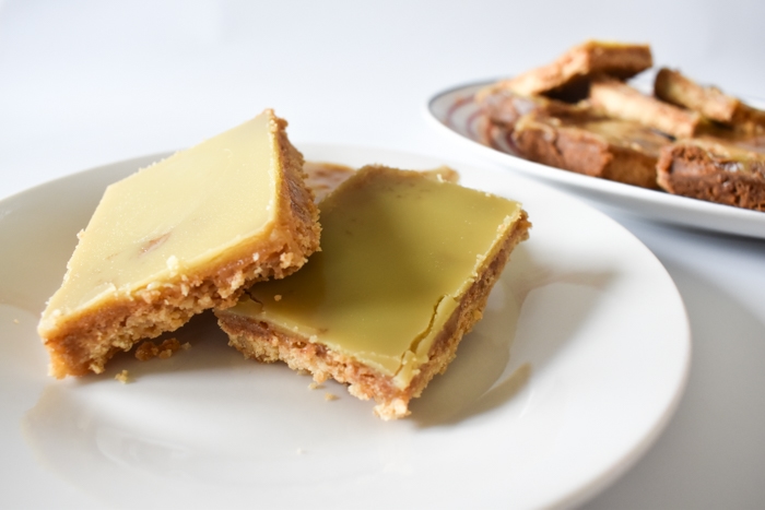 Gluten Free Ginger Crunch Slice