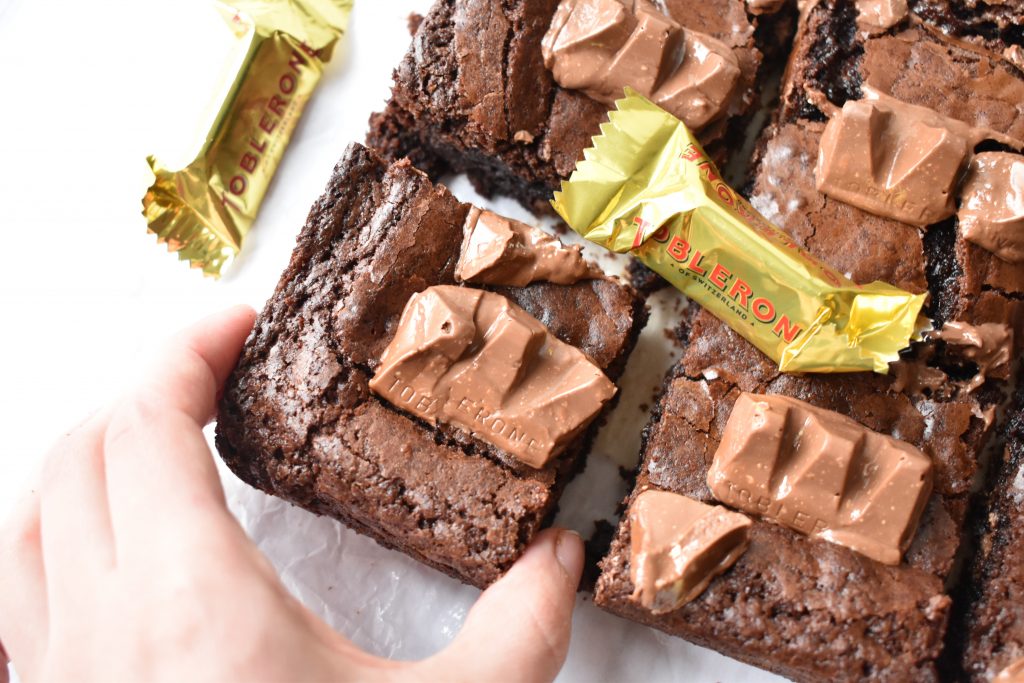Gluten-Free Toblerone Brownies