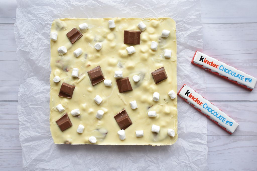 Gluten Free Kinder Bar Rocky Road