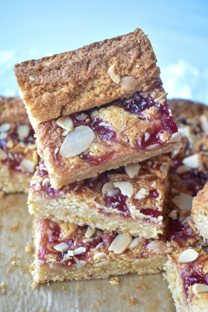 Gluten-Free Bakewell Blondies