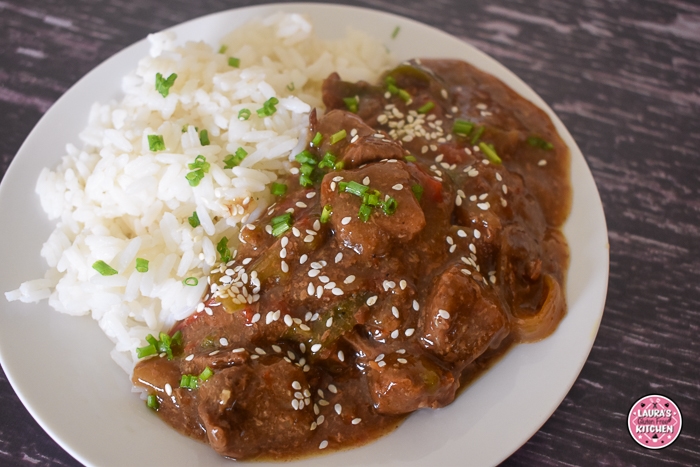 Gluten-Free Slow Cooker Beef & Peppers