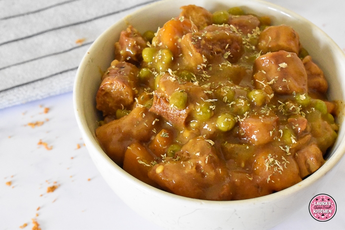Gluten-Free Curried Sausages -
