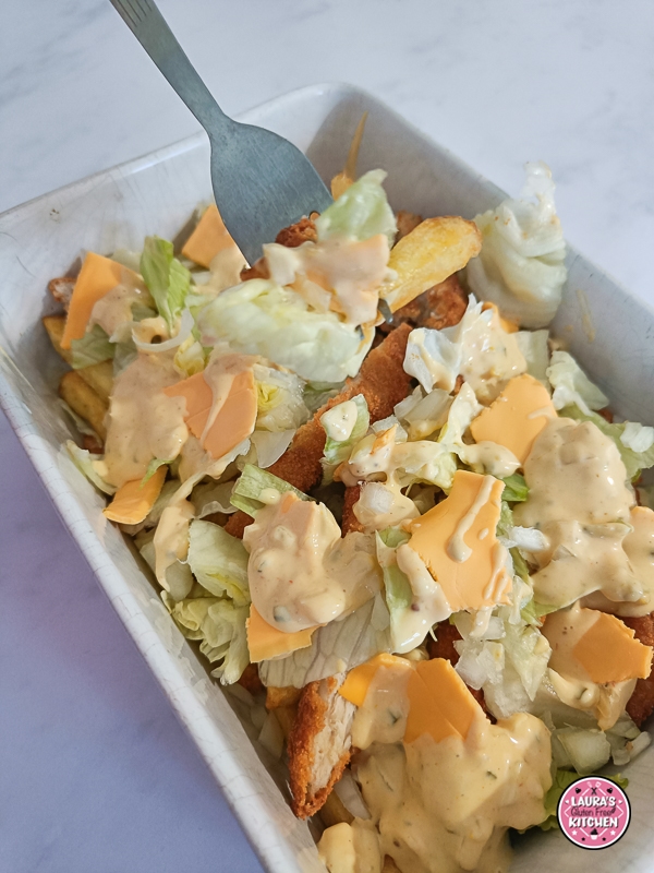 Gluten Free Chicken Big Mac Fries