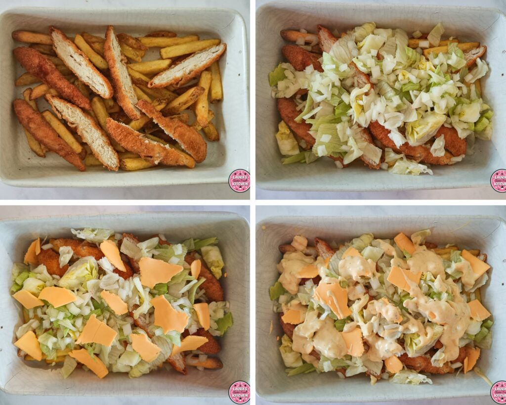 Gluten Free Chicken Big Mac Fries