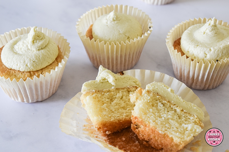 Gluten Free Vegan vanilla Cupcakes