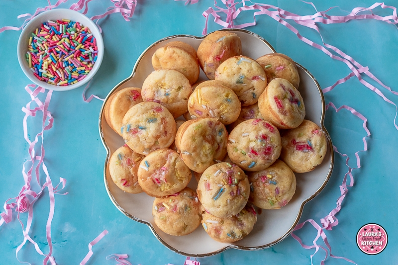 Gluten-Free Mini Funfetti Yogurt Muffins