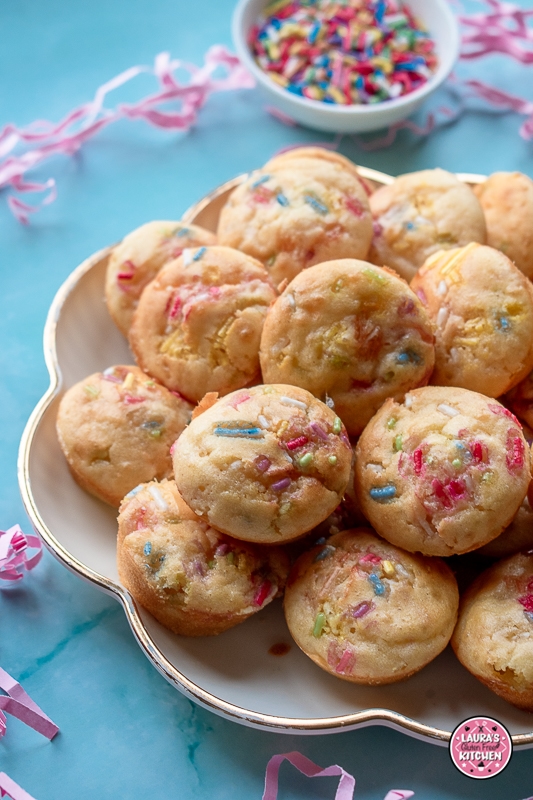 Gluten-Free Mini Funfetti Yogurt Muffins