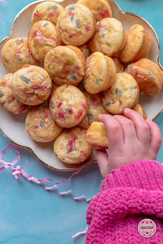 Gluten-Free Mini Funfetti Yogurt Muffins