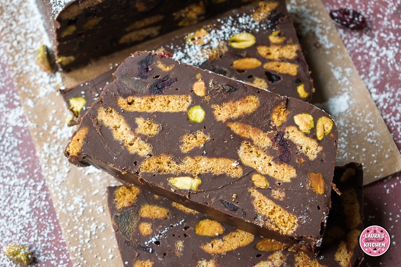 Gluten-Free Christmas Chocolate Biscuit Cake