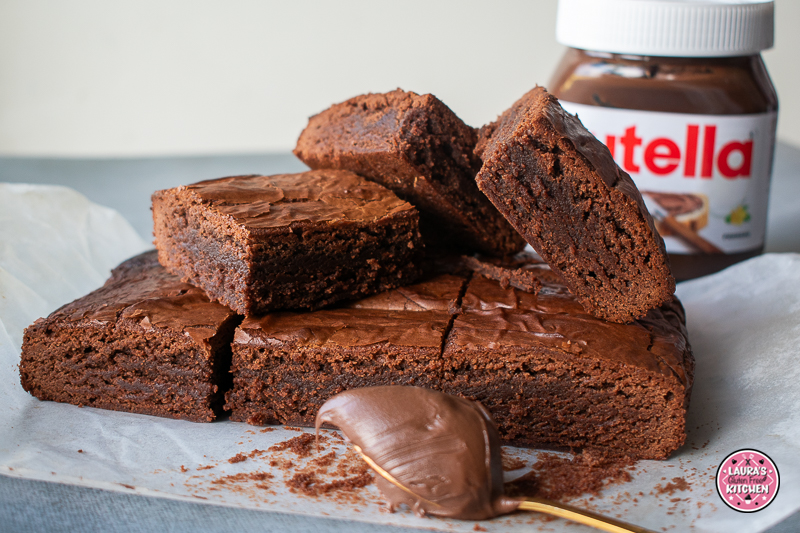 3 ingredient nutella brownies