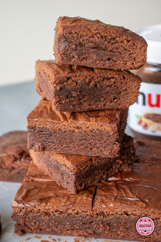 3 ingredient nutella brownies