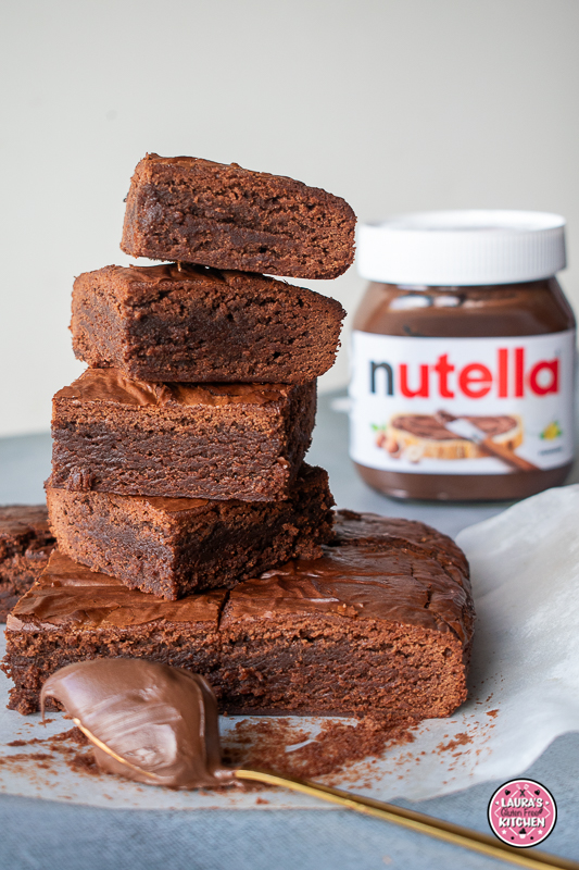 3 ingredient nutella brownies