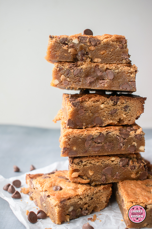 Peanut Butter Blondies